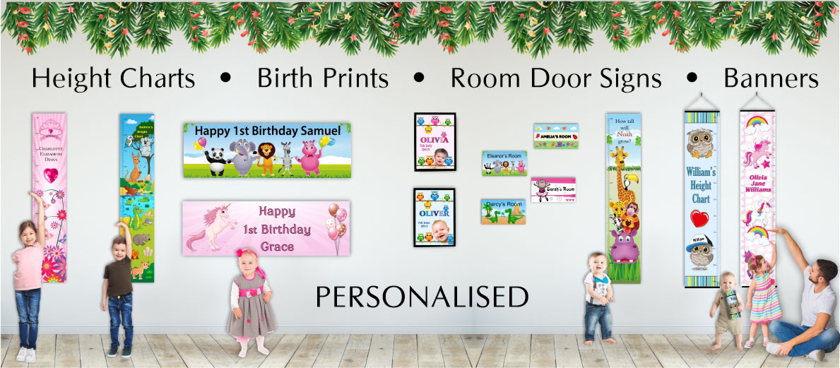 Kmart Height Chart Personalised