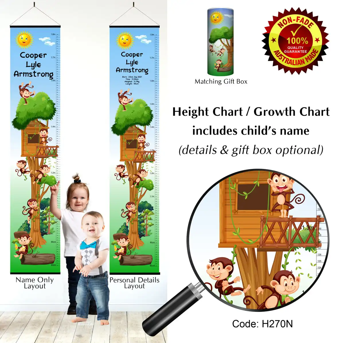 Family Height Charts - Monkey Tree House