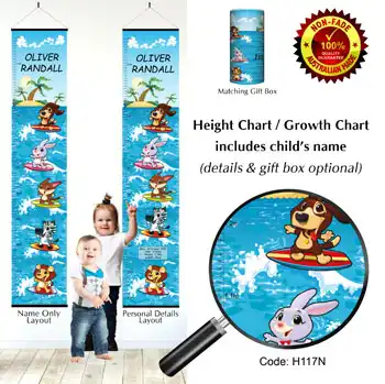 Height Charts -Small Animal Surfing