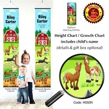 Height Charts - Horses