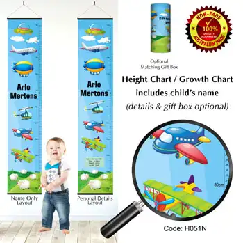 Height Charts - Flying Aircraft & Planes