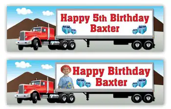 Party Banner Truck Theme