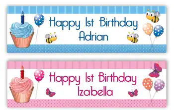 Party Banner - Cupcake Birthday