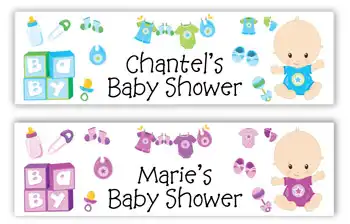 Banner Baby Shower with Toy Themes
